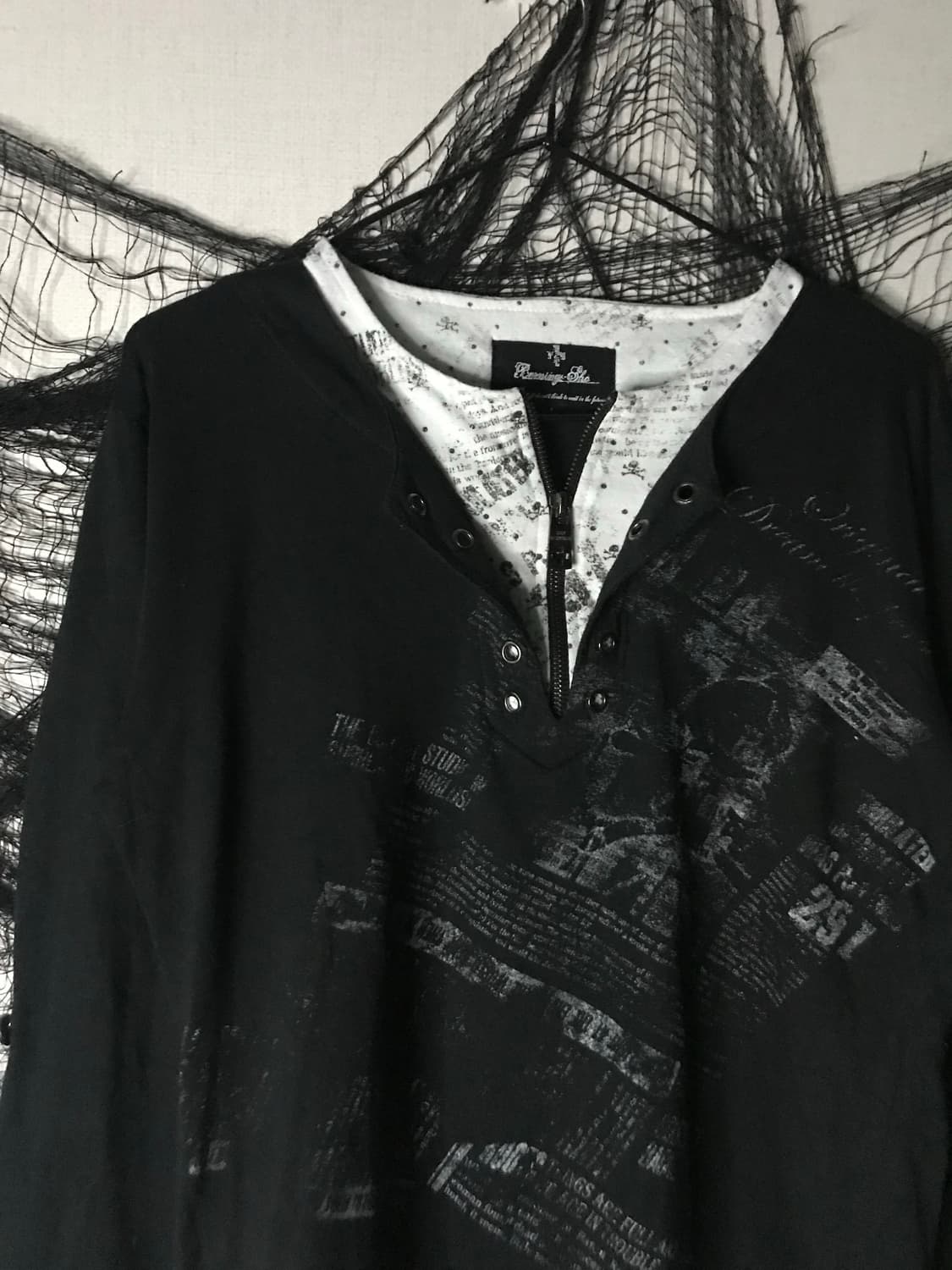 00s punk mood eyelet longsleeve 상품이미지2