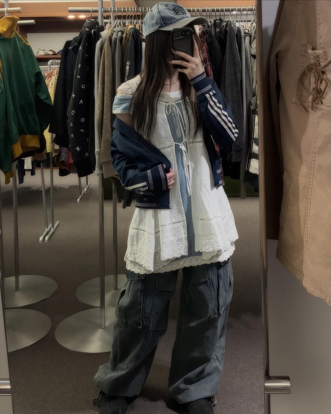 Retro Layered Street 📼🧢 상품이미지1