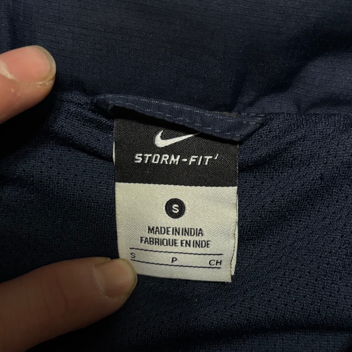 S 나이키 네이비 아스날 스톰핏 바람막이 상품이미지4