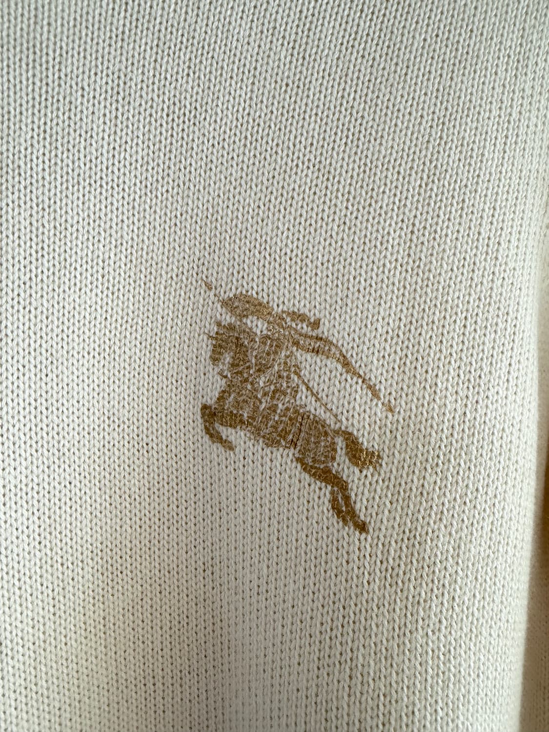 버버리 아이보리 니트 상품이미지2