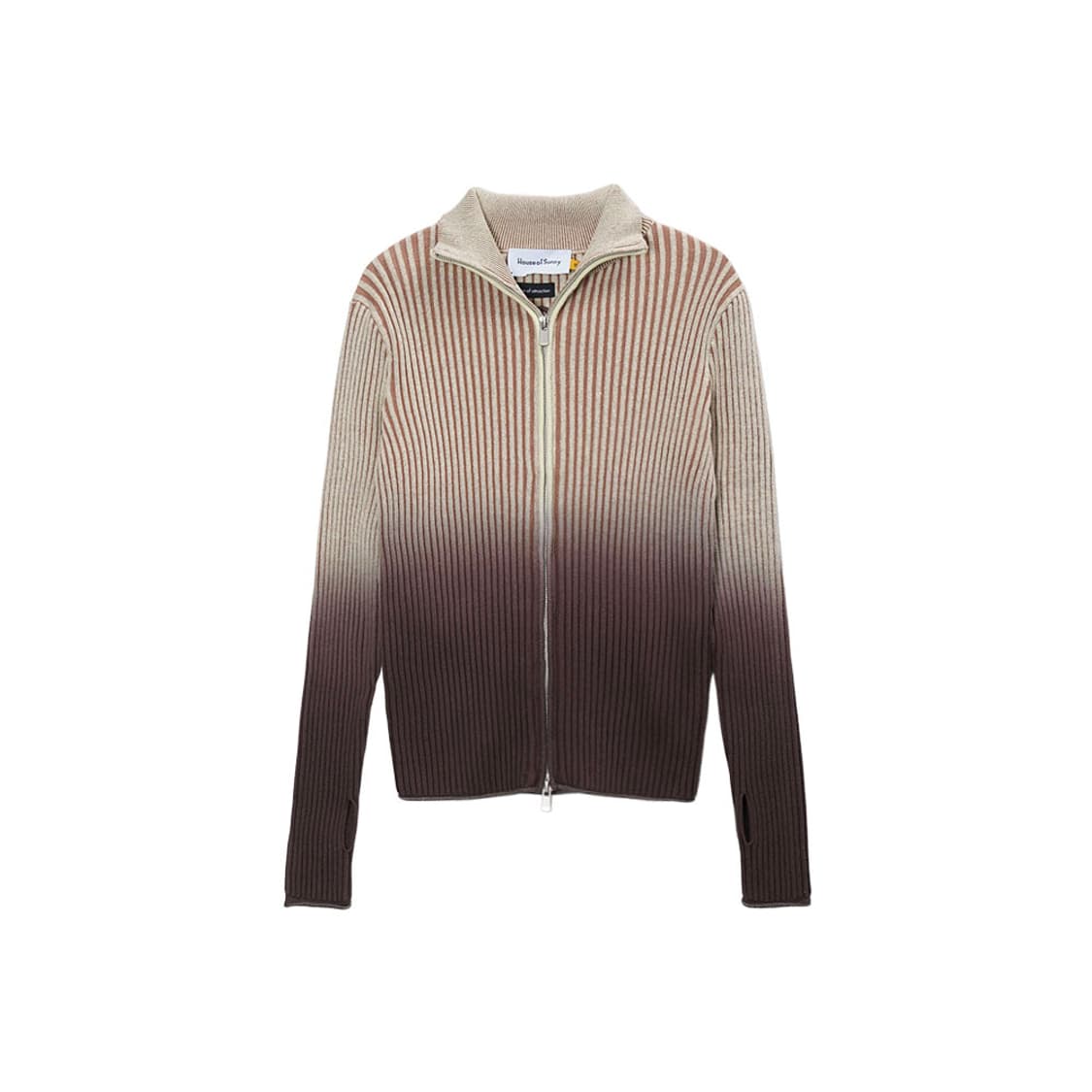 하우스오브써니 우먼 베로나 옴브레 니트집업 상품이미지1