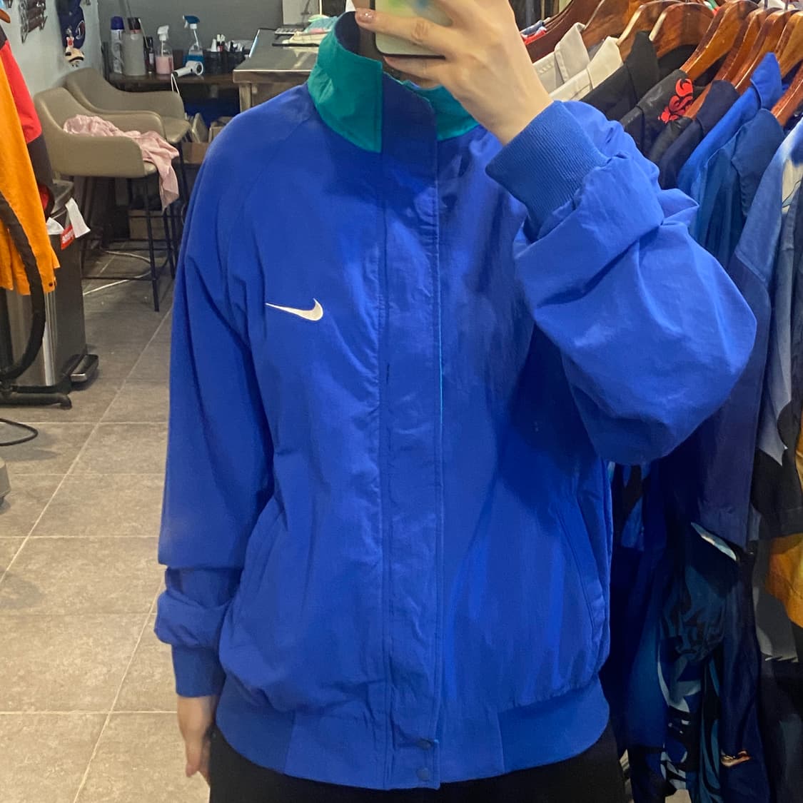 [NO.9] Nike 블루 집업 바람막이 상품이미지1
