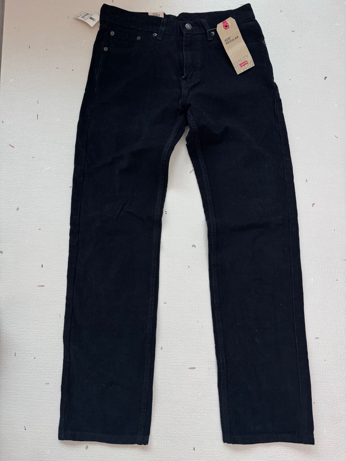 새상품] 리바이스 505 코듀로이 블랙 팬츠 상품이미지2