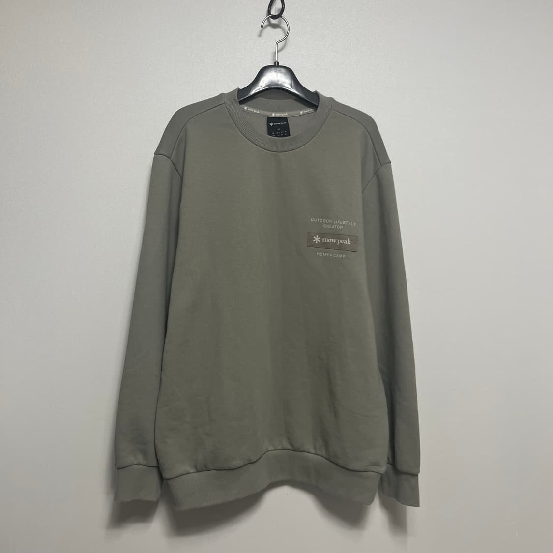snow peak 스노우피크 맨투맨 티셔츠 m 상품이미지5