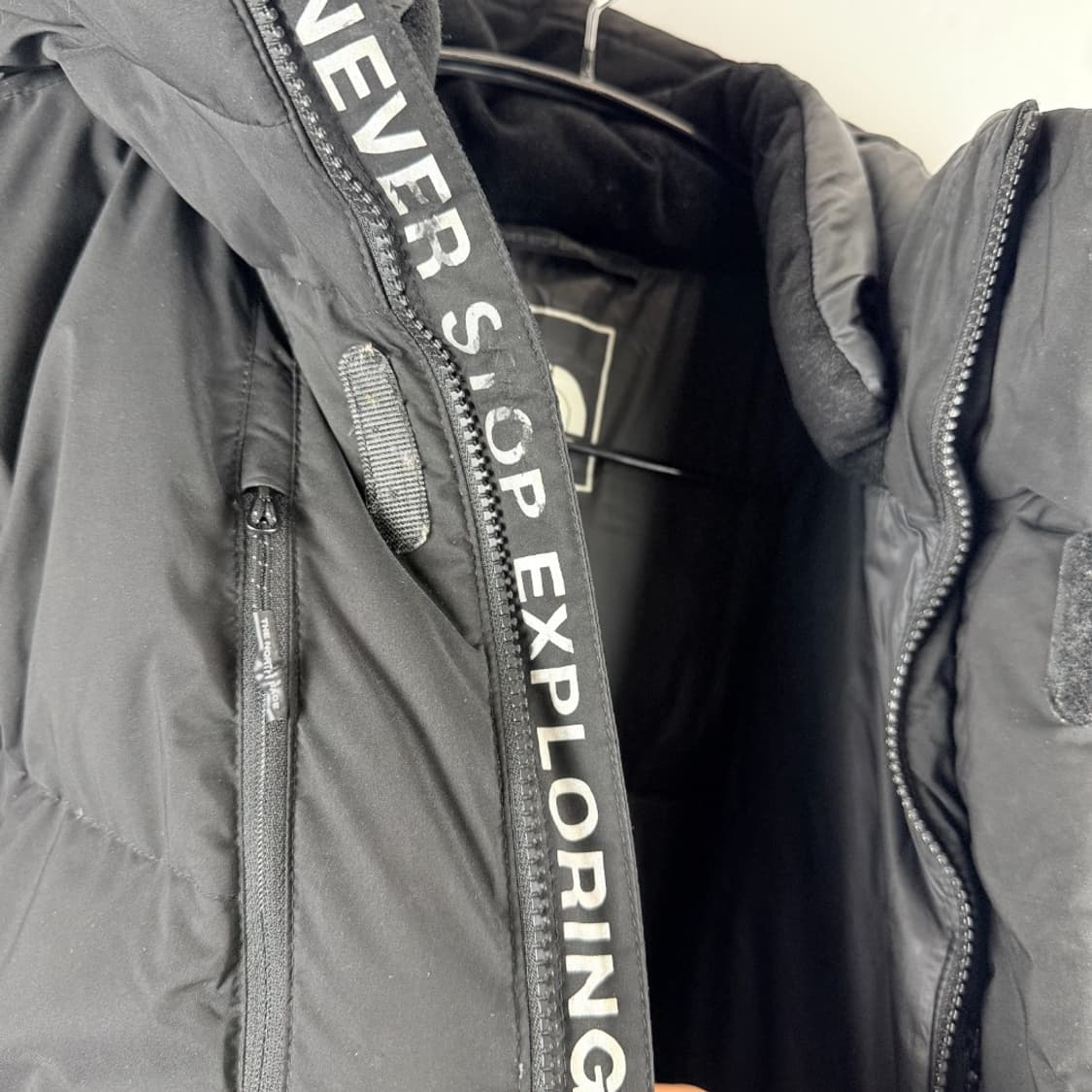 (115) 노스페이스 챌린지 에어 다운 코트 블랙 상품이미지6