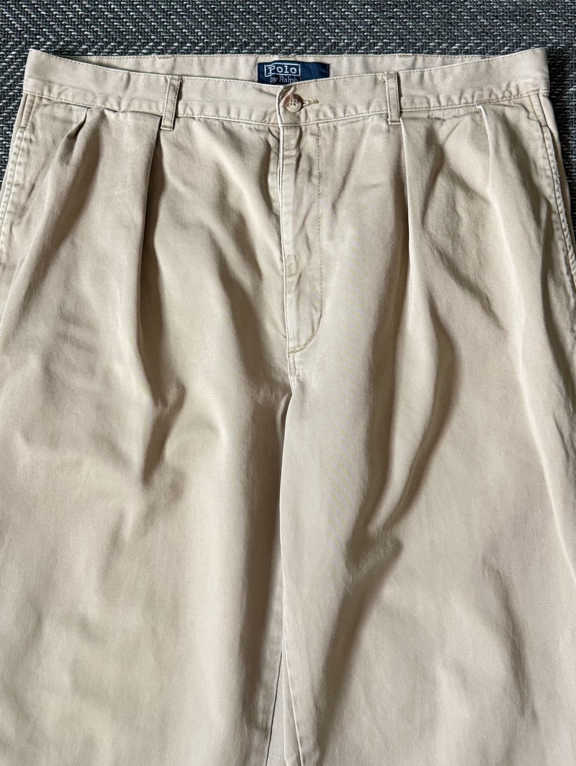 (34) 90s 폴로 랄프로렌 올드라벨 더블 플리츠 치노 팬츠 상품이미지2
