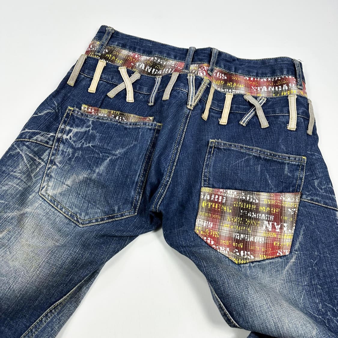 VTG 빈티지 재팬 리메이크 패치워크 데님 팬츠 (30인치) 상품이미지5