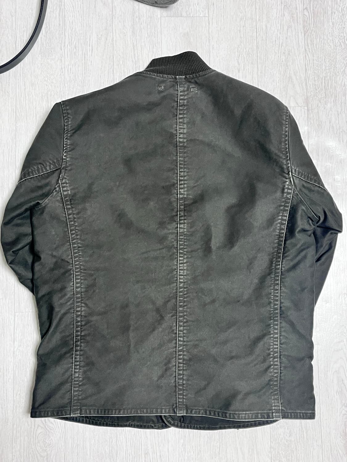 더블알엘 RRL 래더 트림 코튼 보머 자켓 [M] 상품이미지3