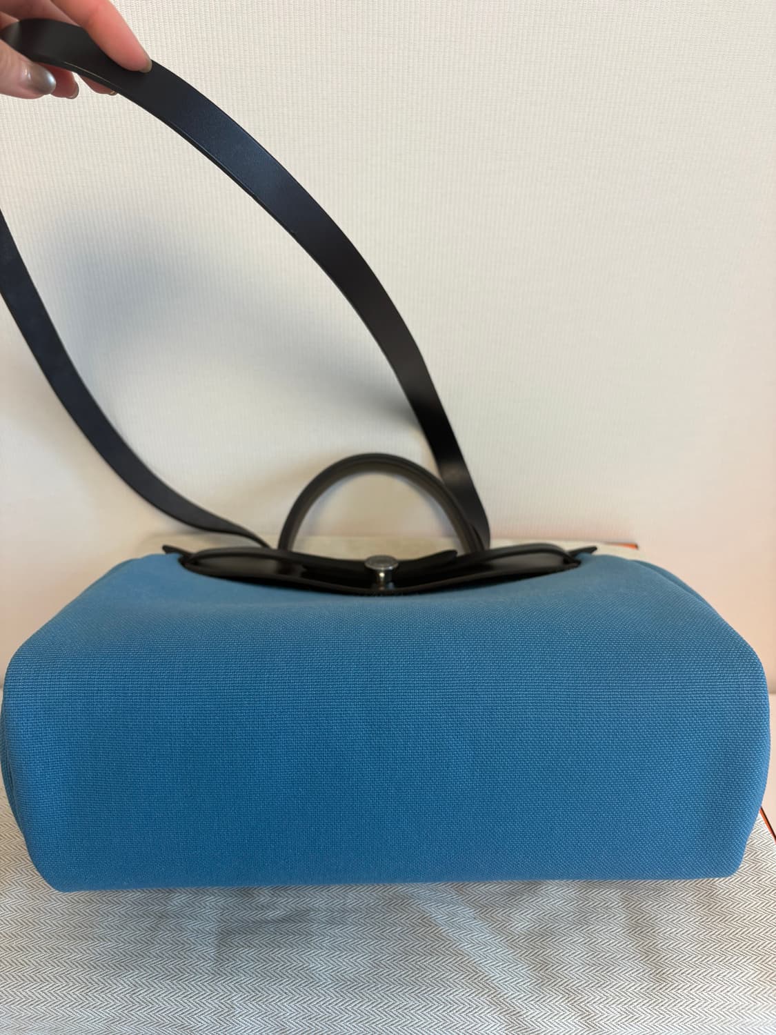 에르메스 에르백31 뉴블루진 w각인 상품이미지7