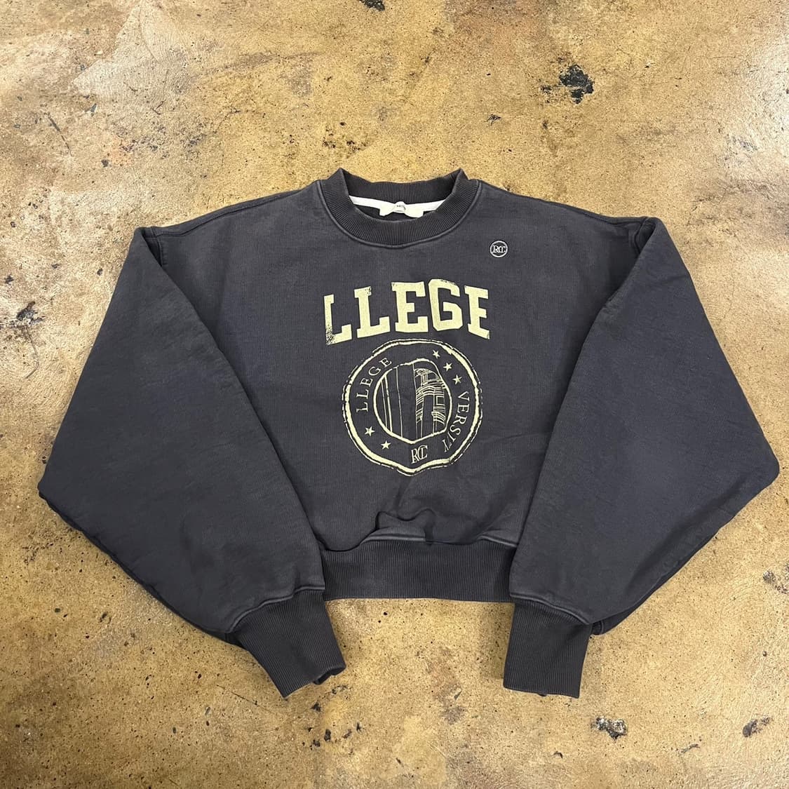 [정품] 렉토 크롭 맨투맨 티셔츠 b15 상품이미지2