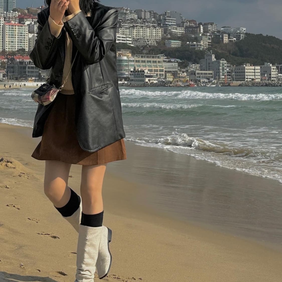 비비안웨스트우드 미니 체인 복조리 크로스 백 상품이미지3