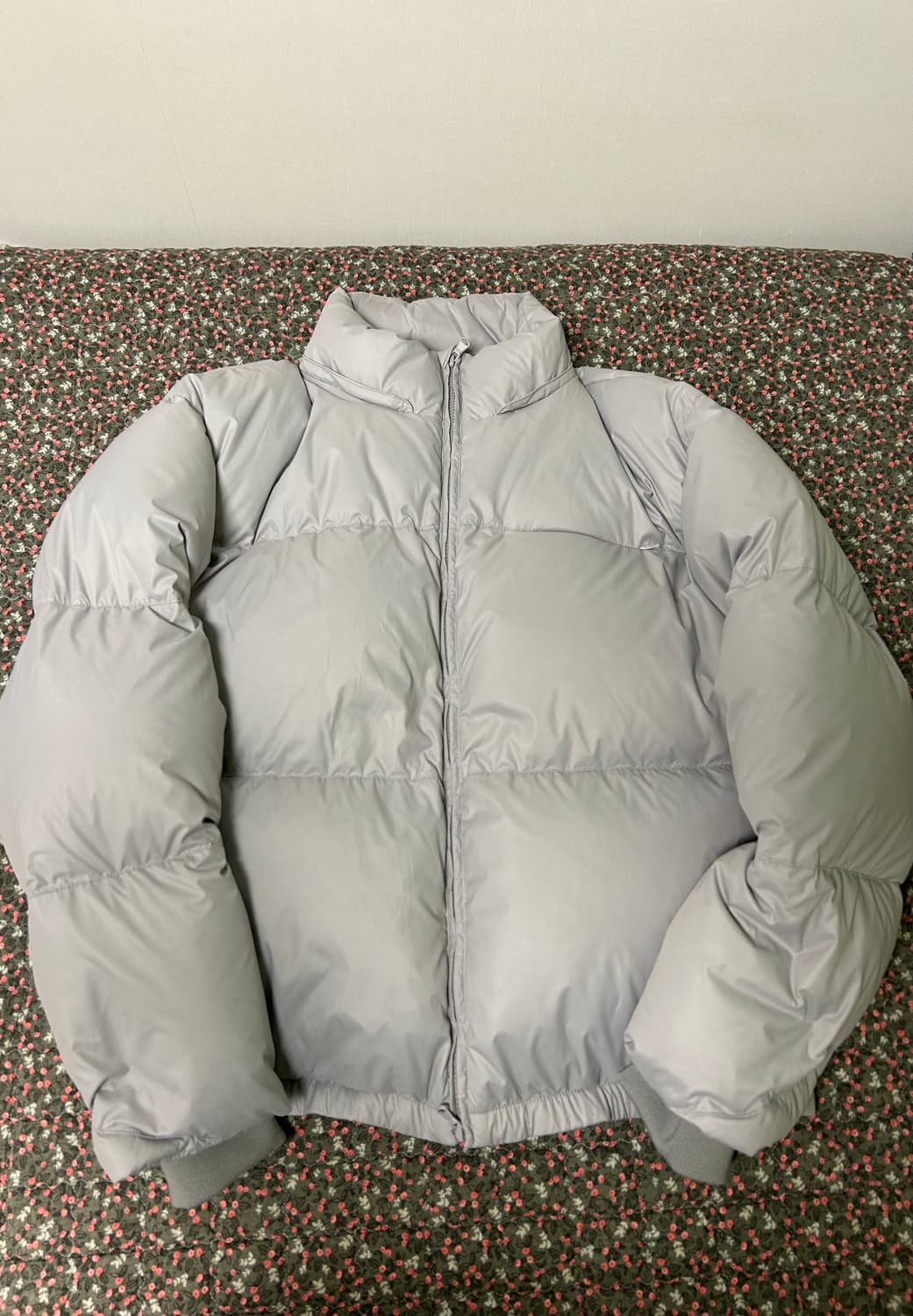 [M] 쿠어 클라우드 크롭 다운 점퍼 그레이 상품이미지3