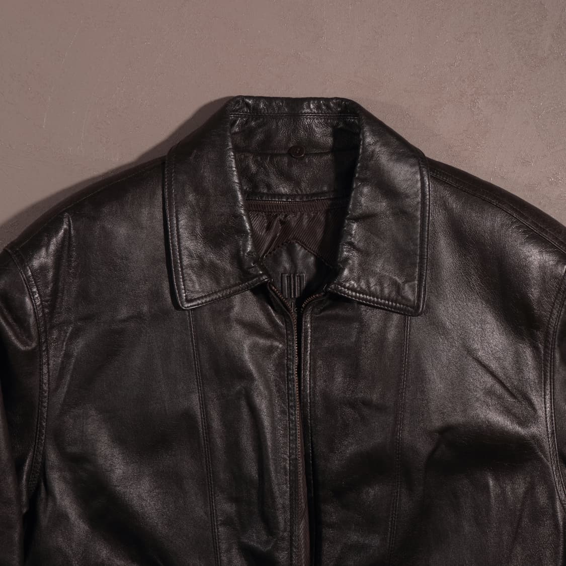 90s 빈티지 레더 봄버자켓 상품이미지2