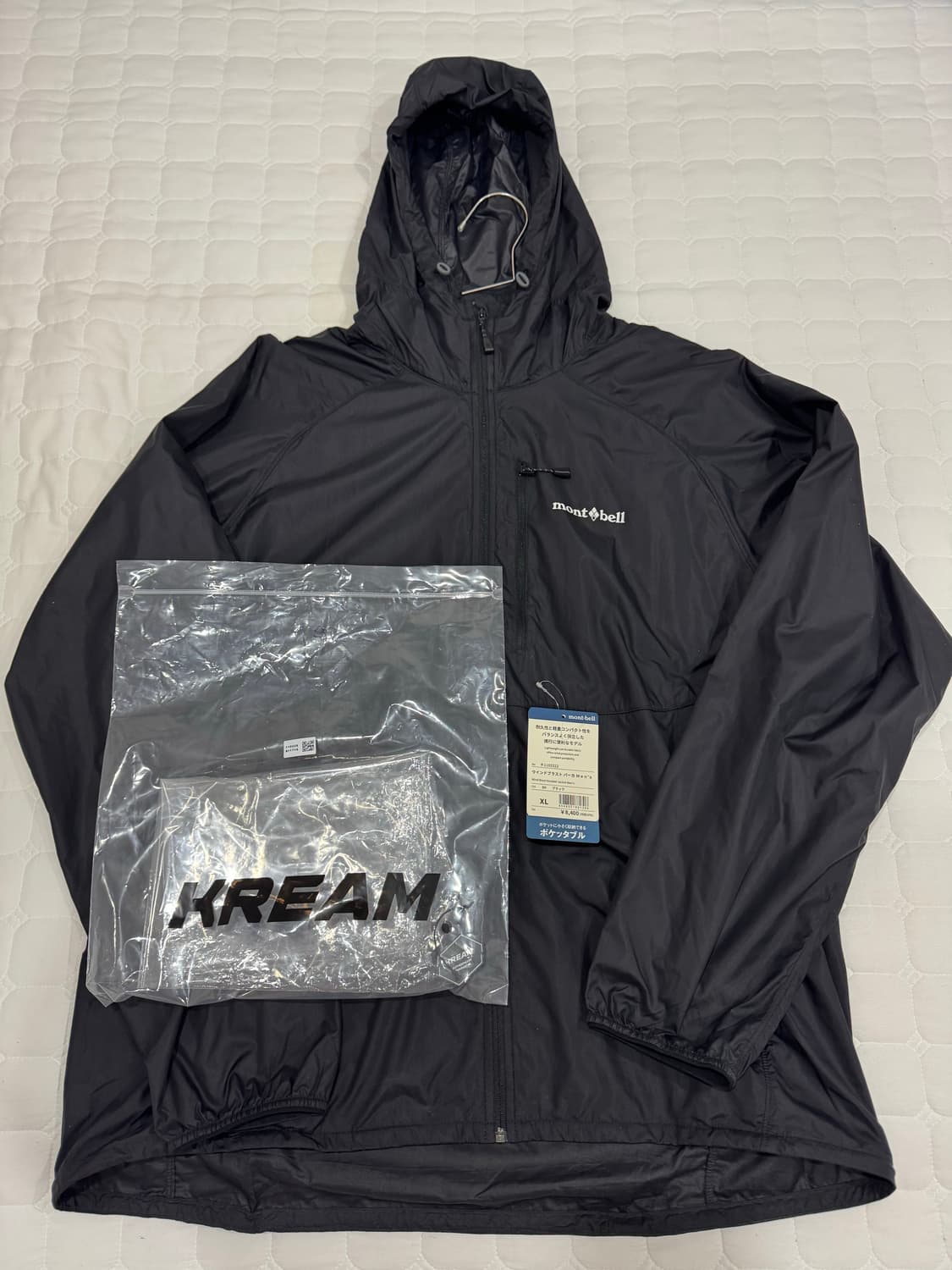[XL] 몽벨 윈드 블라스트 후드 자켓 블랙 상품이미지1