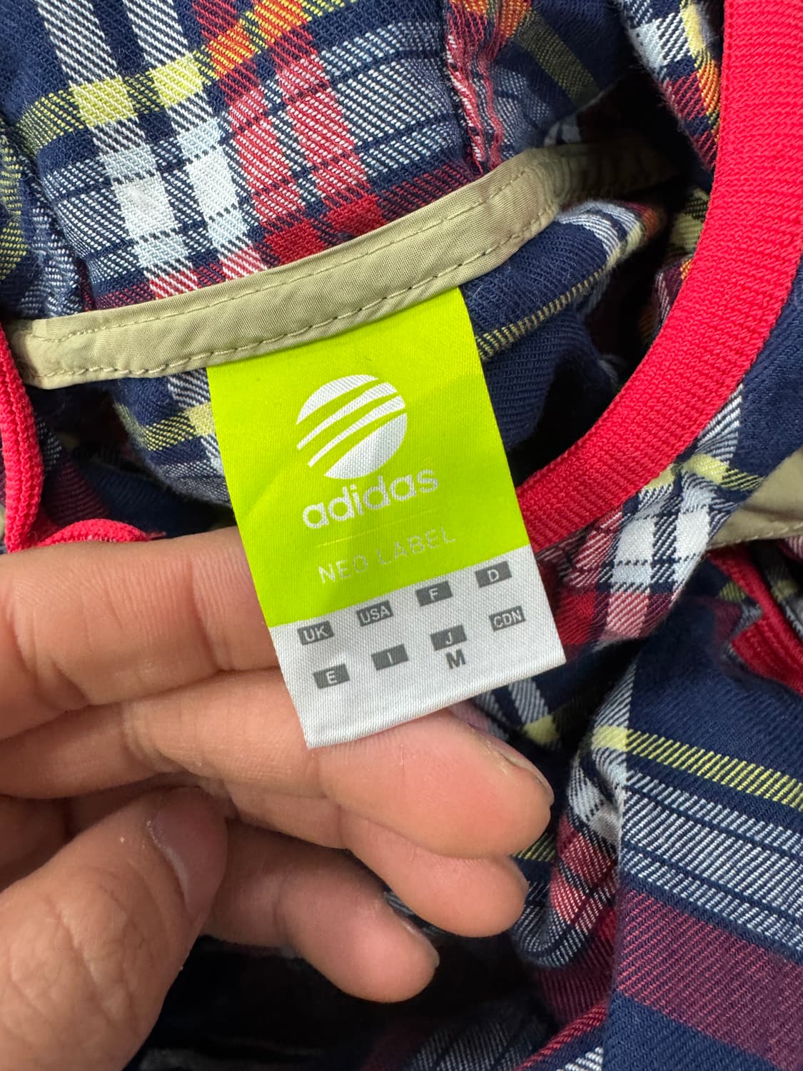 아디다스 체크 후디자켓 M 상품이미지7