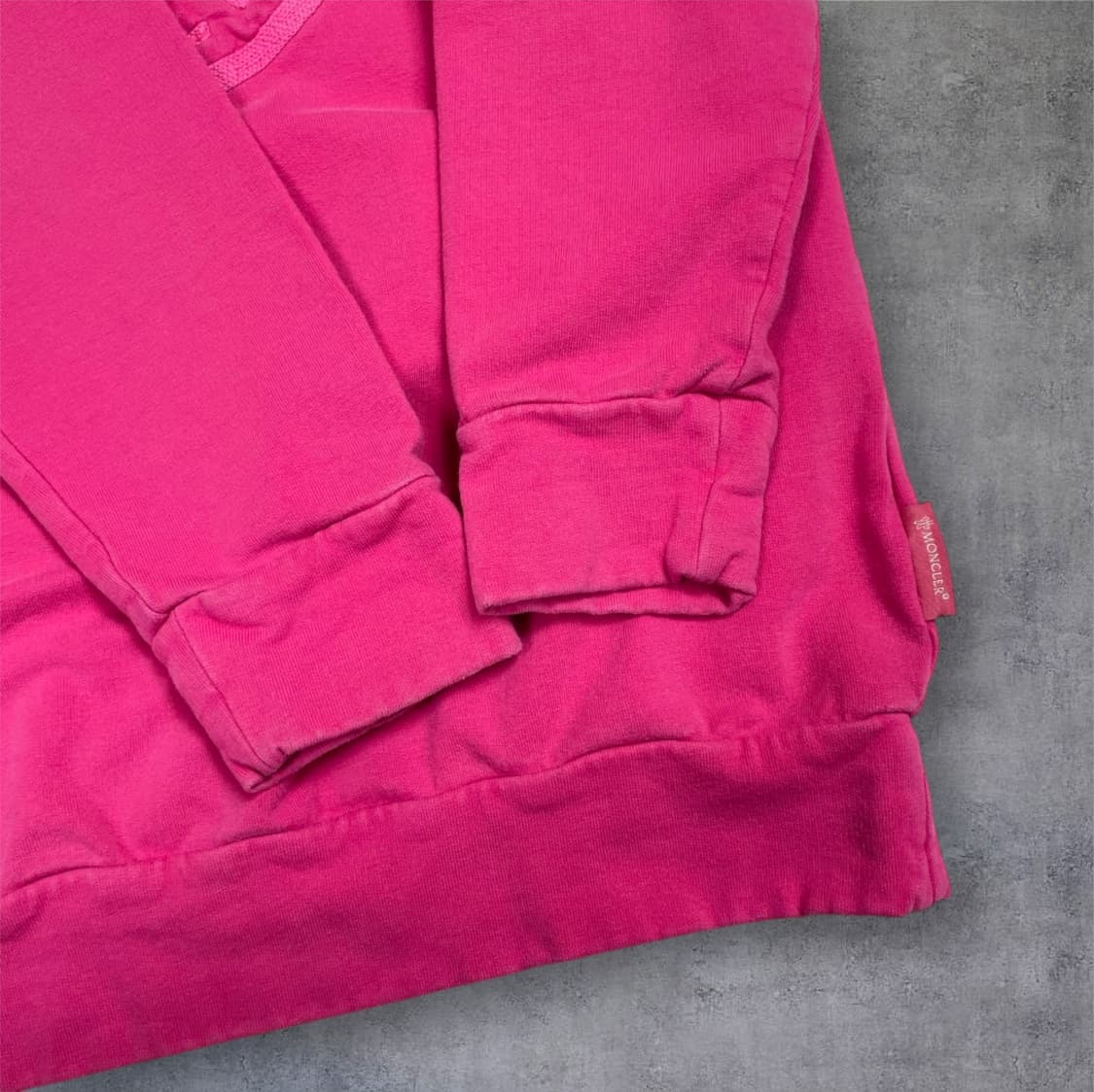 몽클레어 Moncler 핫핑크 로고 맨투맨 140 (44 착용가능) 상품이미지7