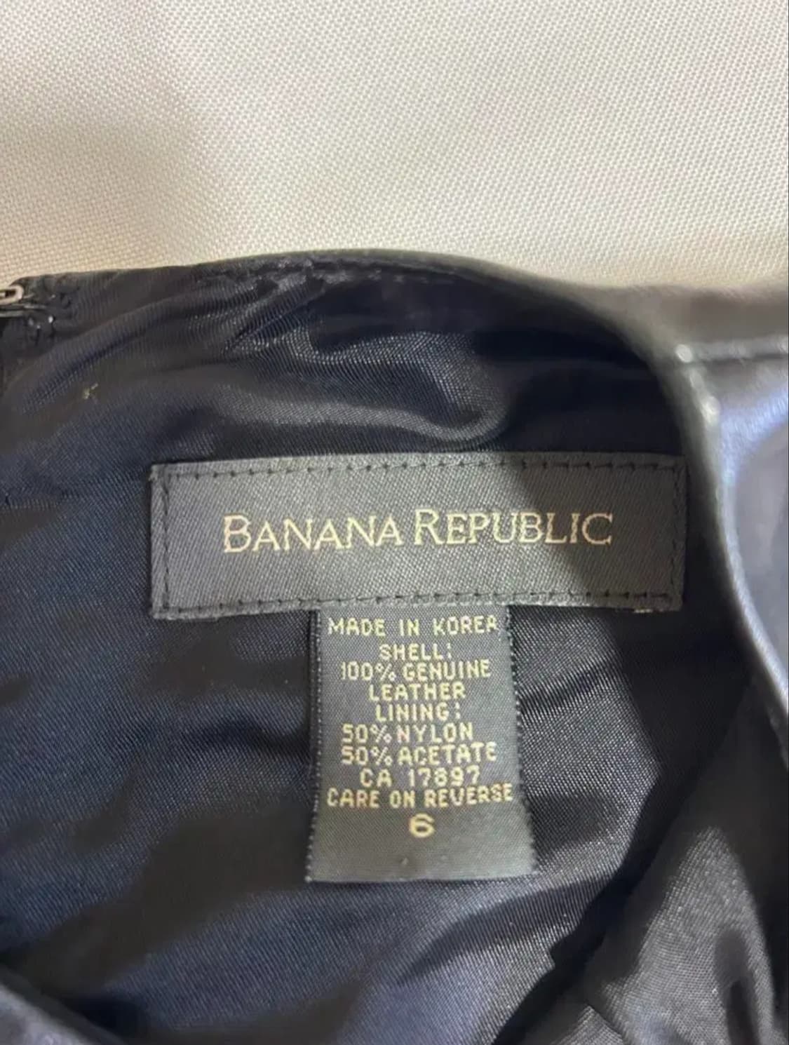 바나나리퍼블릭 블랙 양가죽 원피스 6 상품이미지7