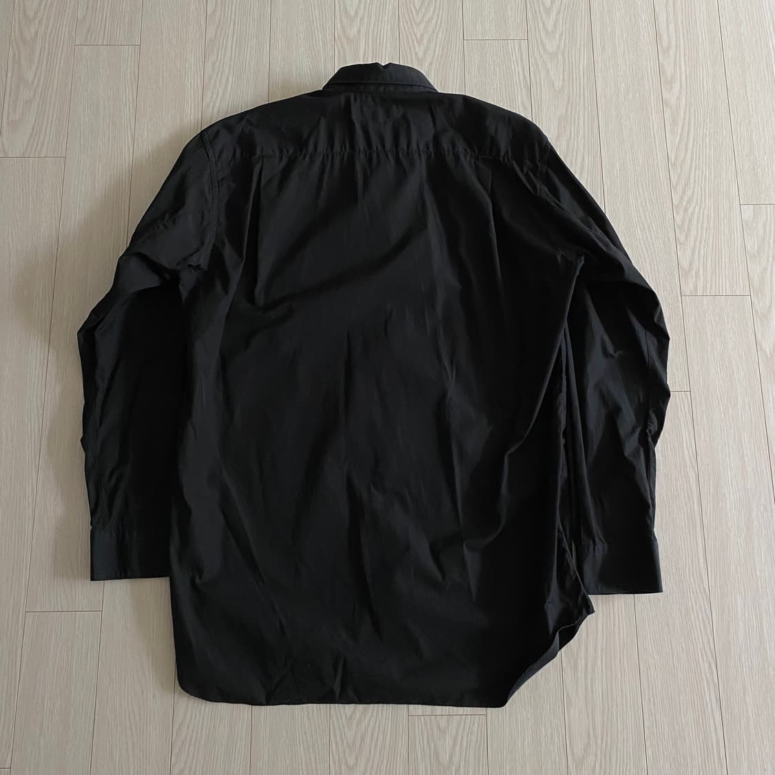 [XL] 꼼데가르송 셔츠 라인 클래식 셔츠 블랙 상품이미지2