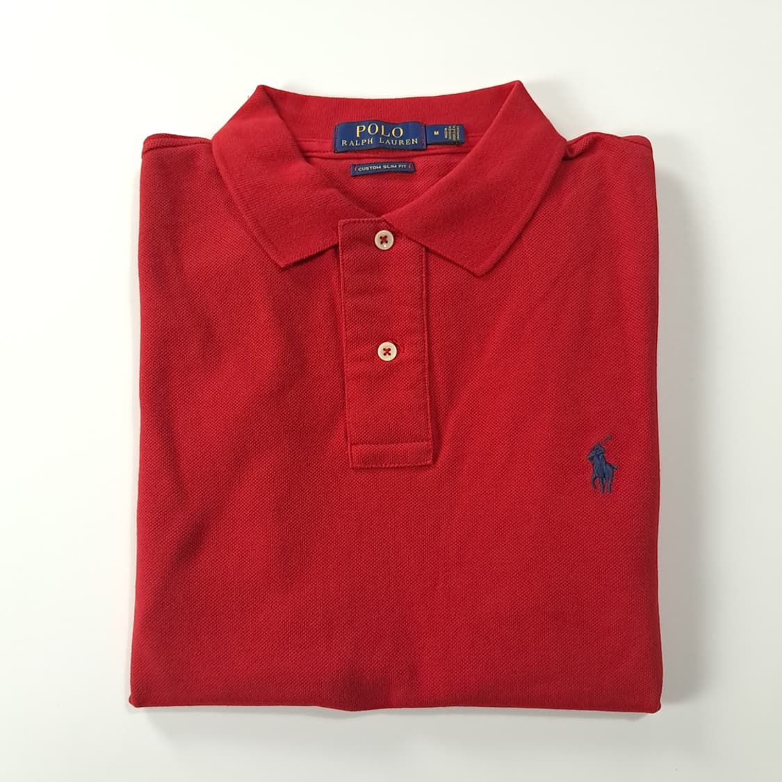 CK179 M 폴로 레드 반팔 메쉬 카라 티셔츠 상품이미지7