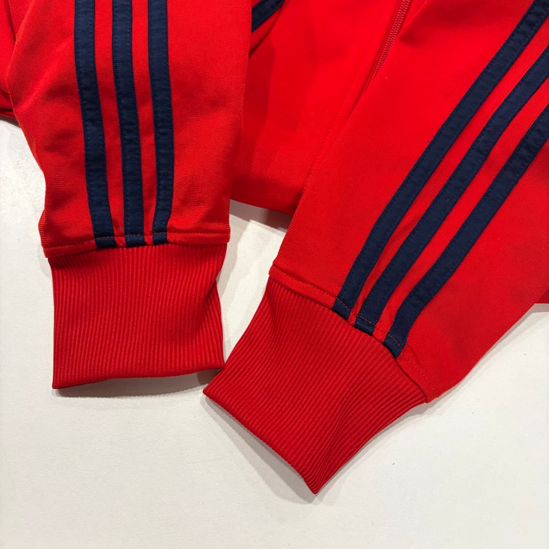 [100] 12s 아디다스 파이어버드 트랙탑 져지 레드 네이비 D775 상품이미지7