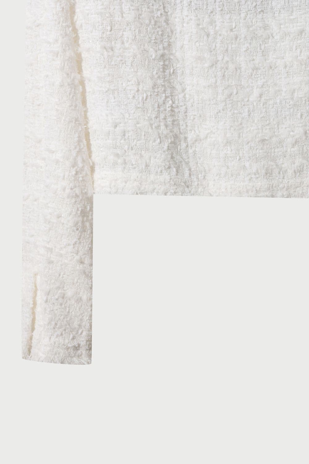 이로 2025 S/S 모아나 트위드 자켓 - 화이트36 상품이미지4