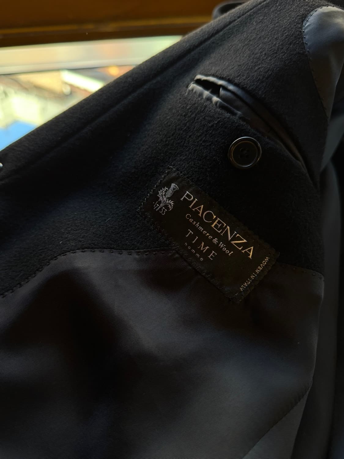 타임 옴므 피아첸자 캐시미어 울 체스터필드 코트 상품이미지9