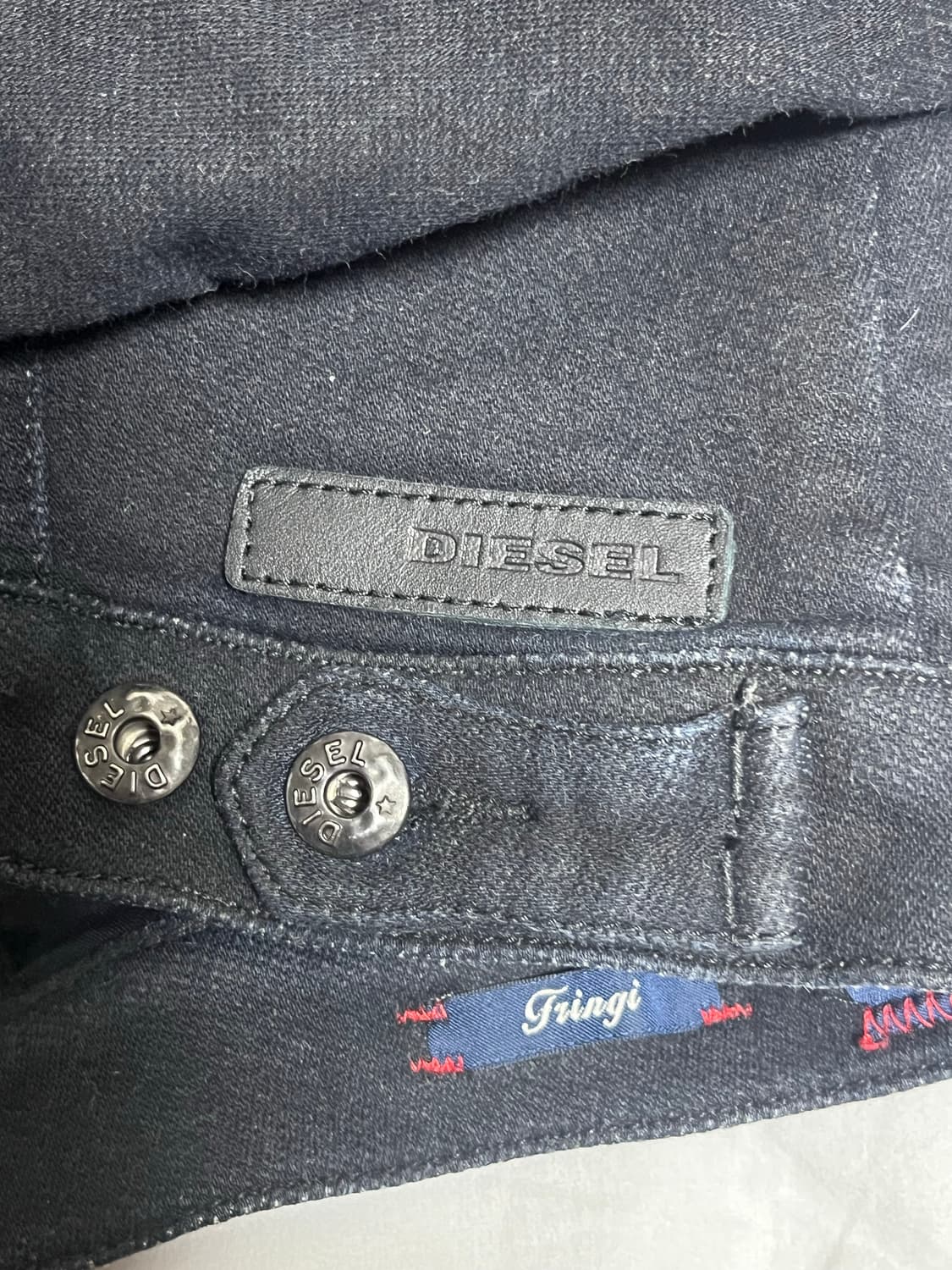 디젤 블랙 데님 자켓 XXS (55) 상품이미지3