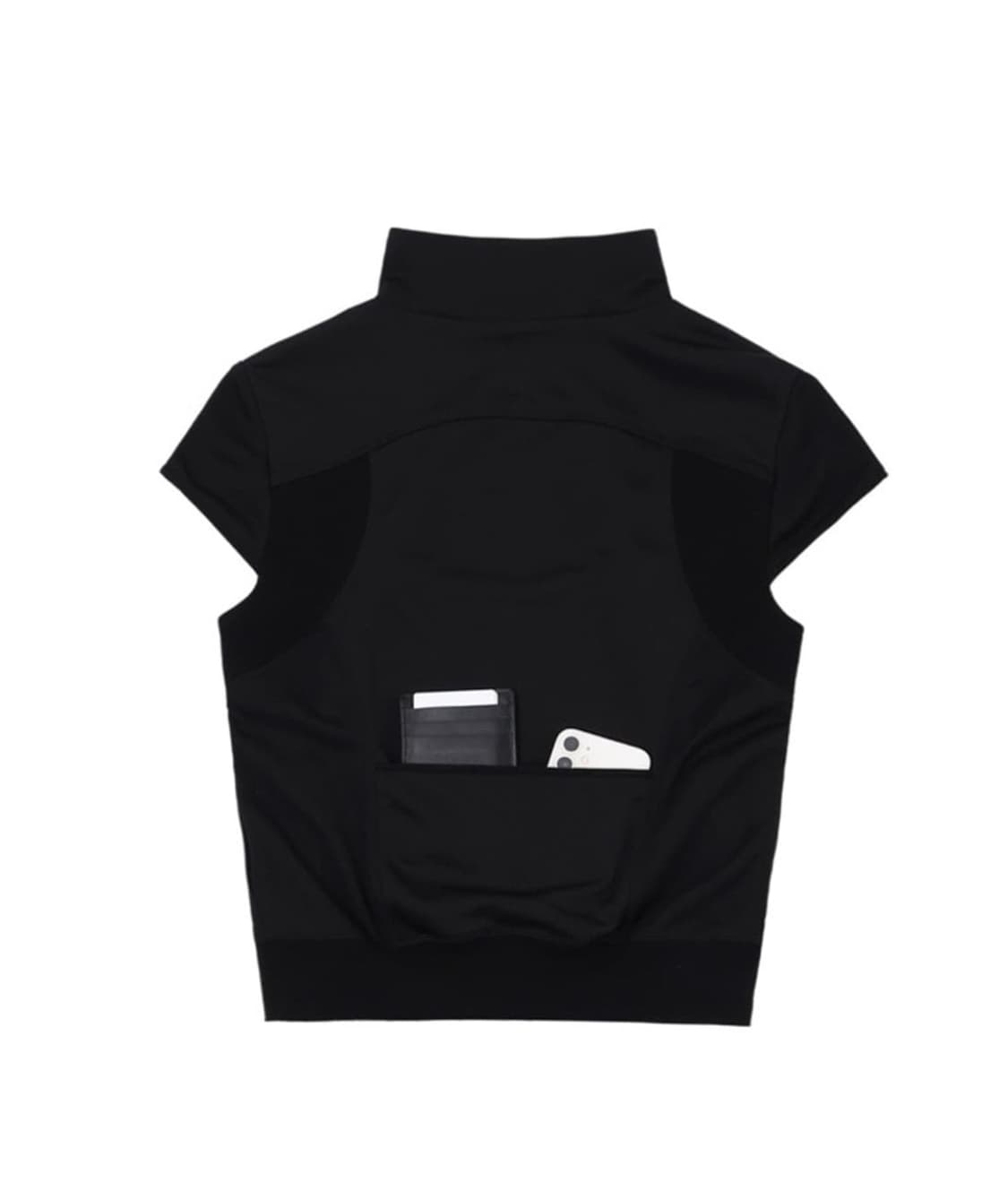 Capsleeve Jersey Track Zip-up / Black 상품이미지2
