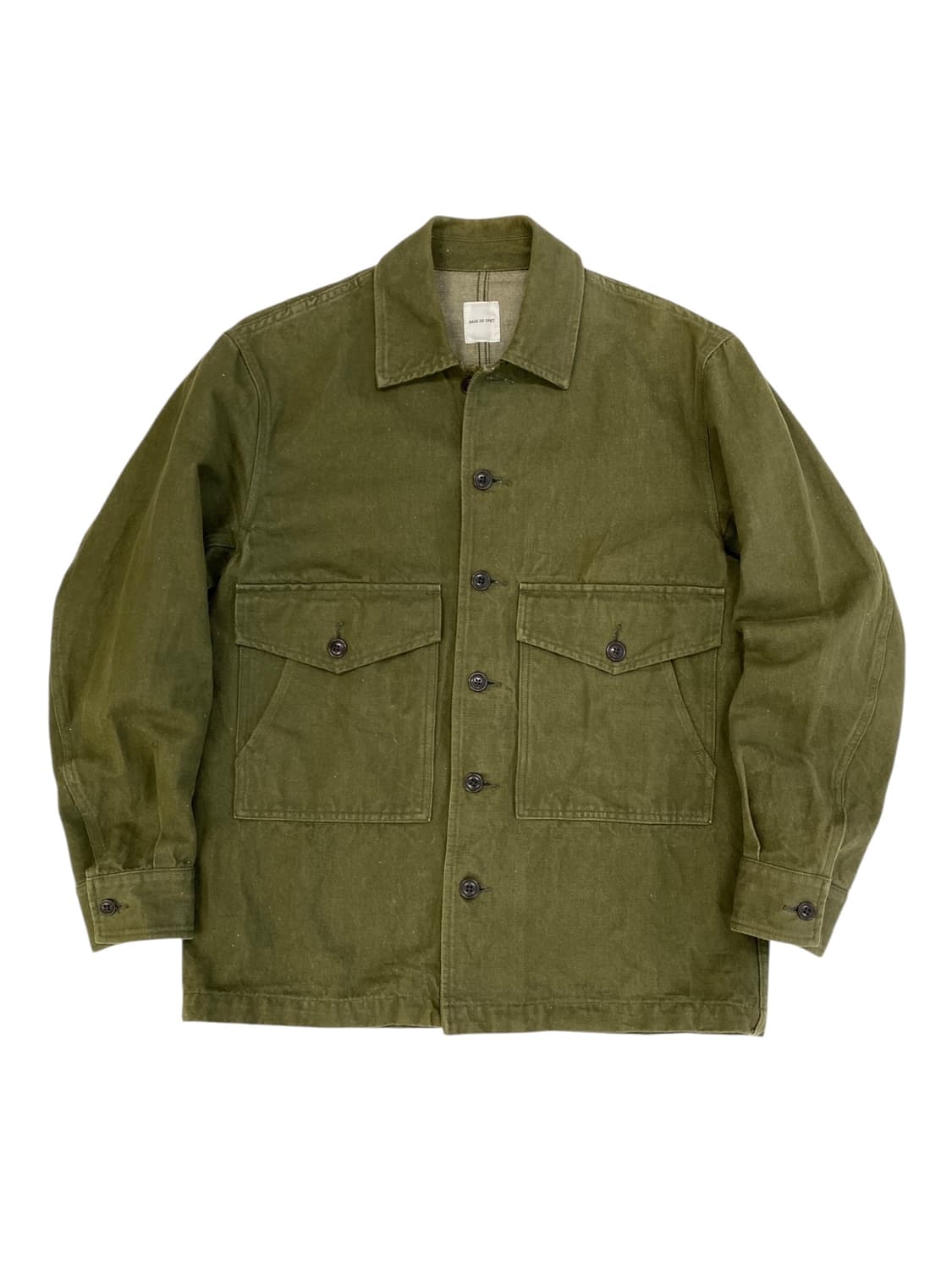 사주 데 크렛 코튼/린넨 밀리터리 자켓 상품이미지1