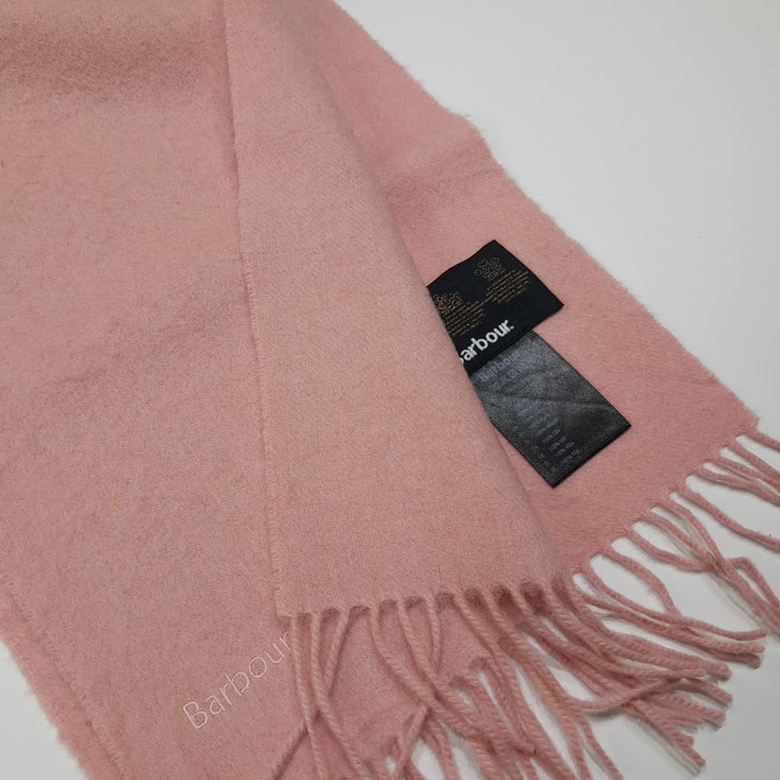 MX647 바버 램스울 연핑크 머플러 목도리 상품이미지4