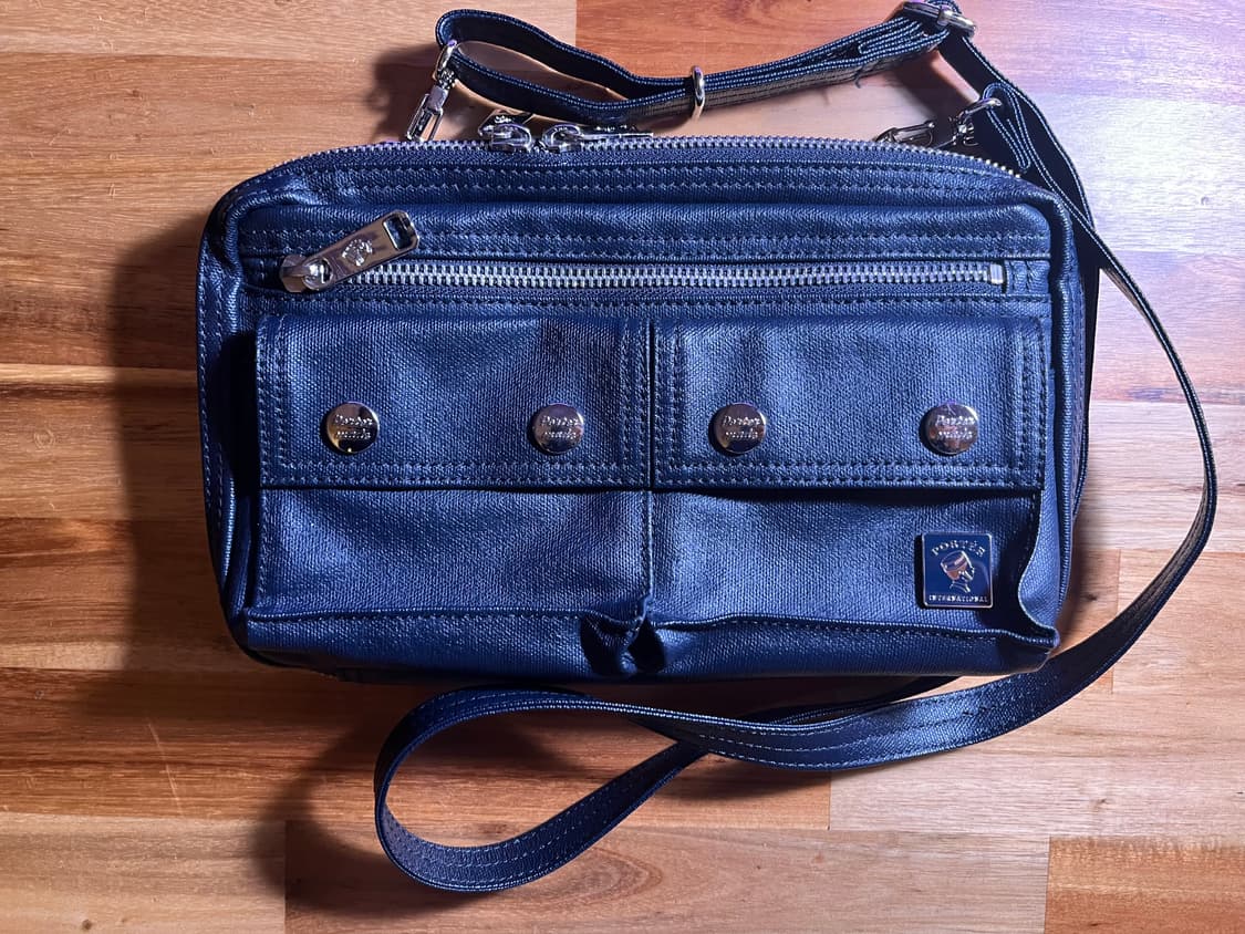 PORTER 인터네셔널 크로스백 네이비 상품이미지1