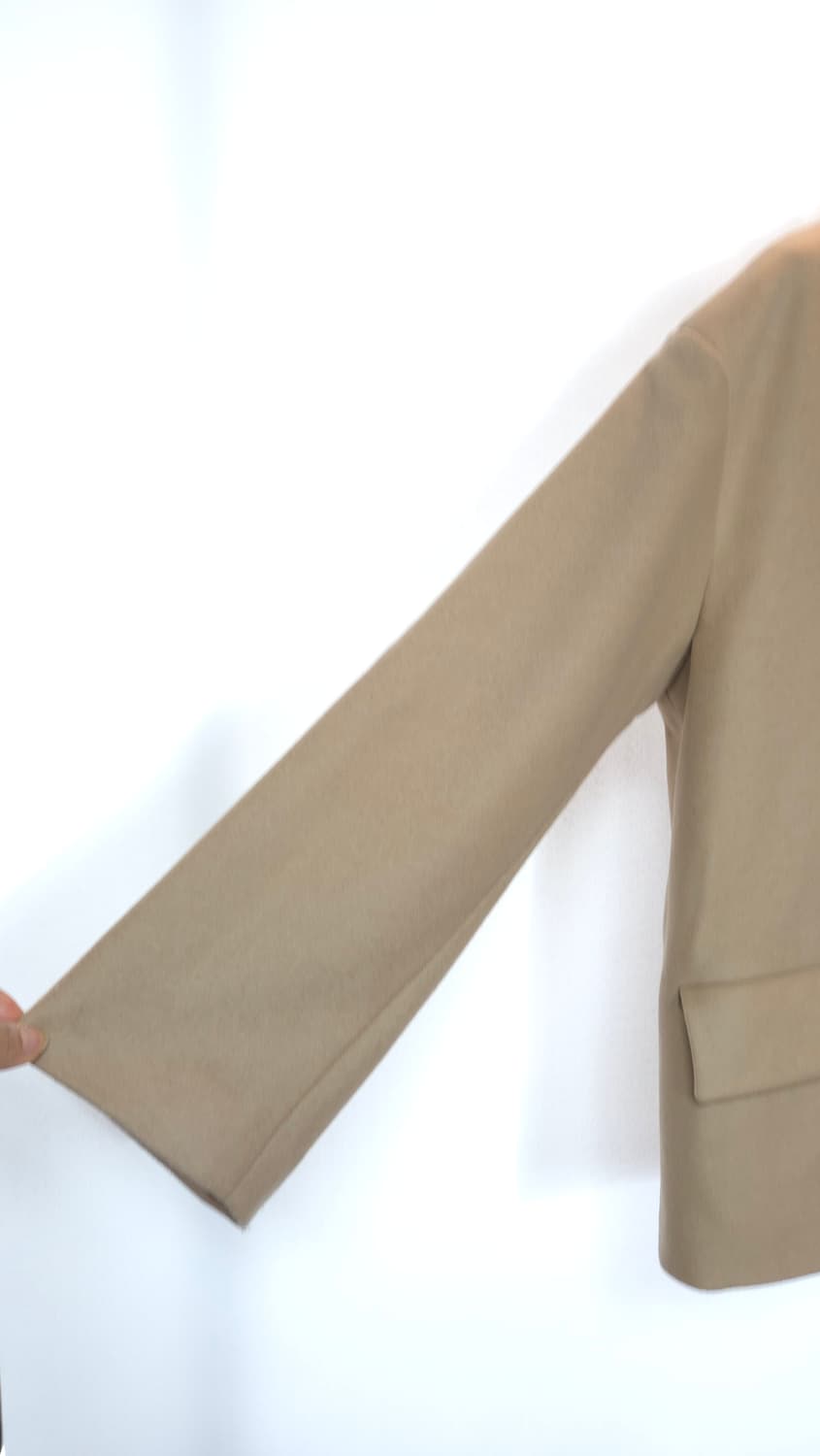 한섬 시스템 2021 캐시미어 블렌딩 울자켓  S 사이즈 상품이미지5