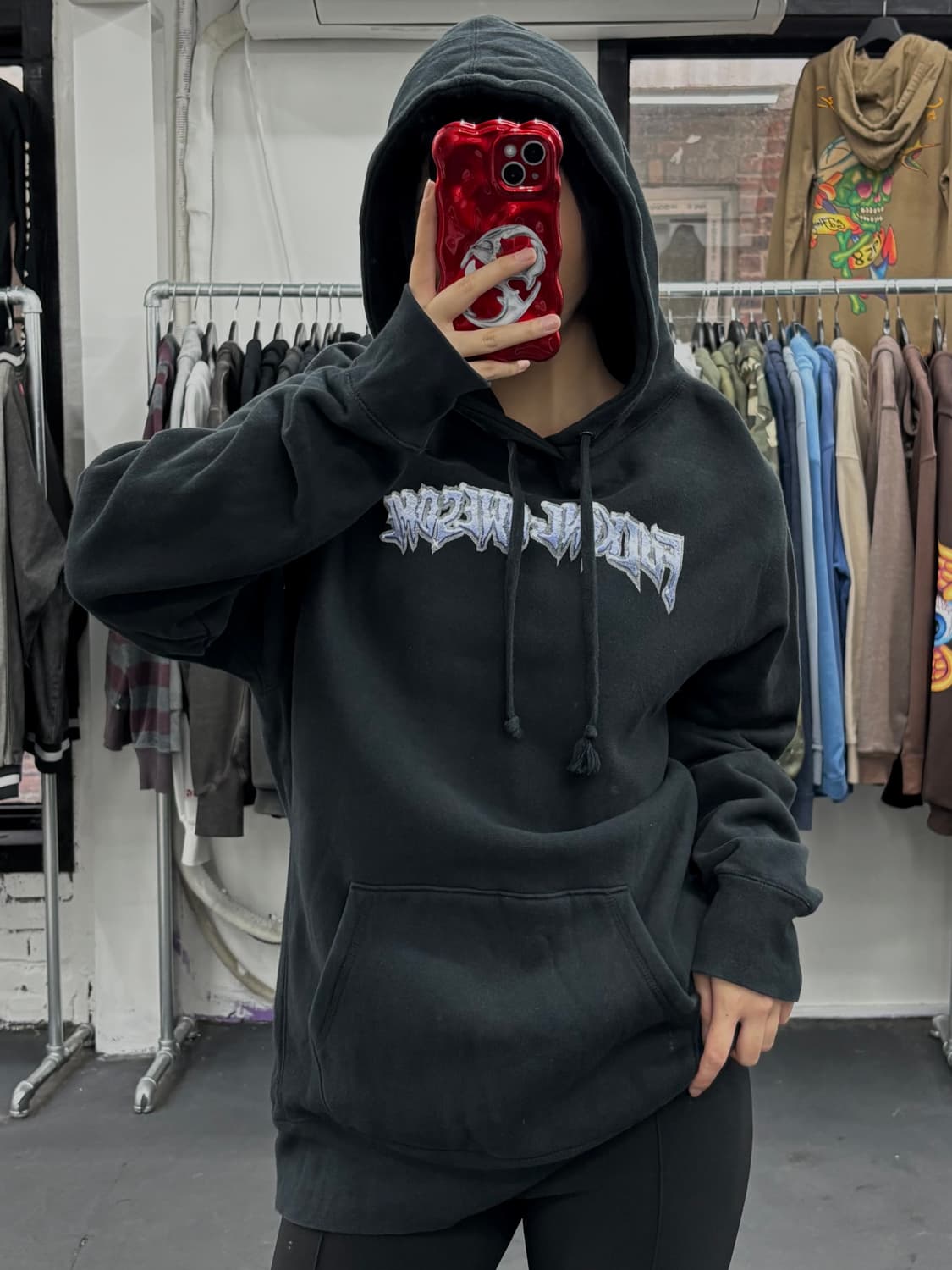 퍼킹어썸 스펠아웃 후드티 상품이미지3