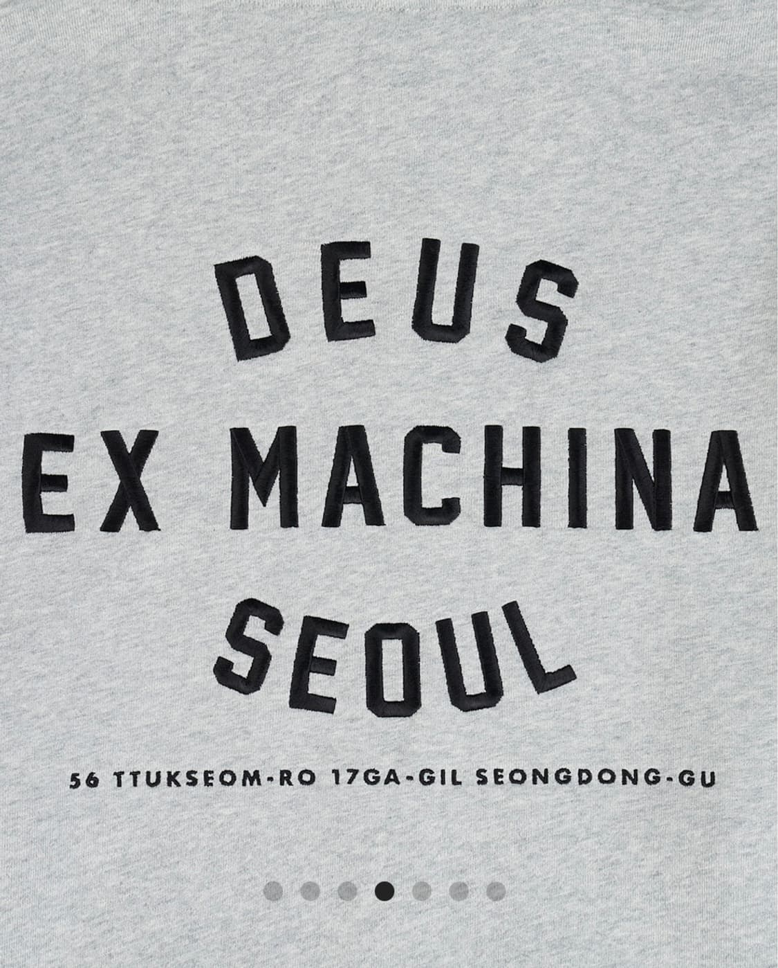 (100) 데우스 엑스 마키나 어드레스 후드집업 그레이 상품이미지5