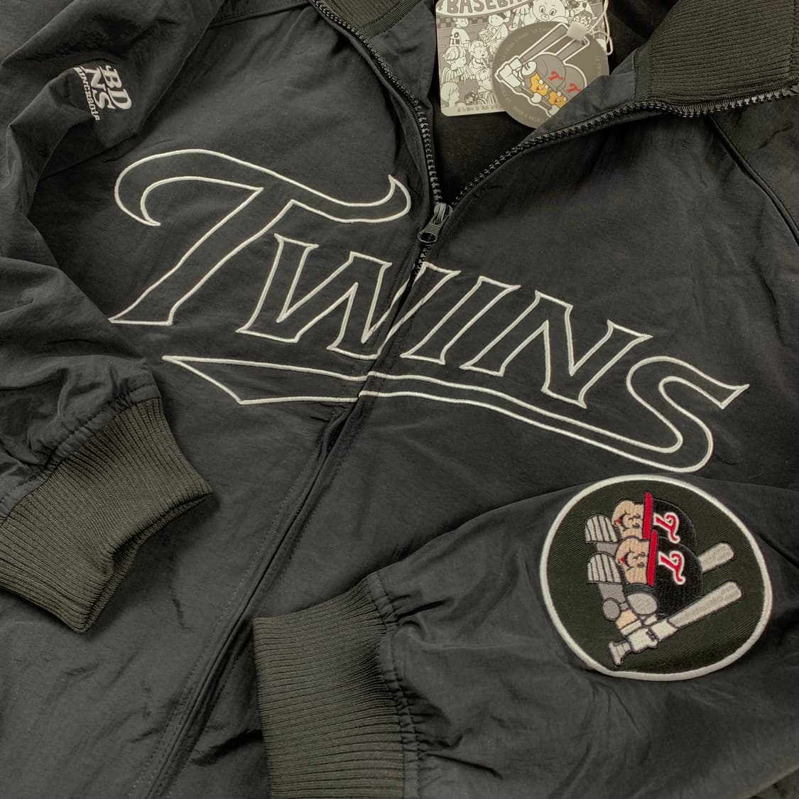 LG트윈스 x 빠더너스 덕아웃 자켓 블랙 (데드스탁) 상품이미지3