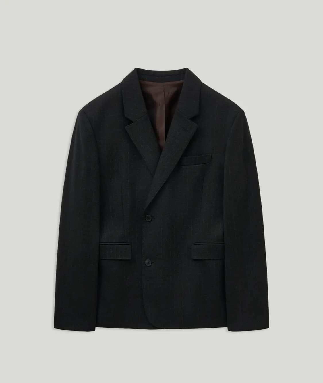 엘무드 엘 클래식 울 블레이져 차콜 상품이미지2