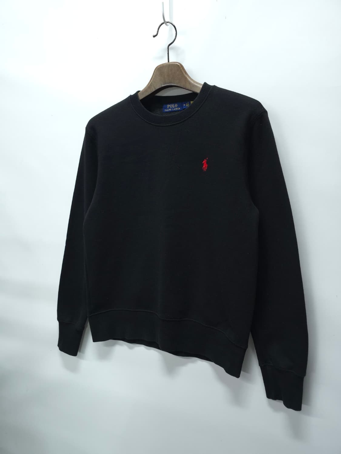 폴로 랄프로렌 기모 맨투맨 블랙 (M) 상품이미지2