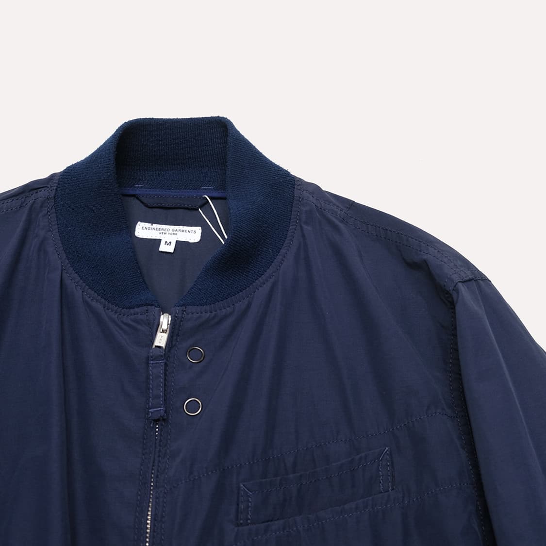 navy washer twill aviatior jacket 상품이미지3