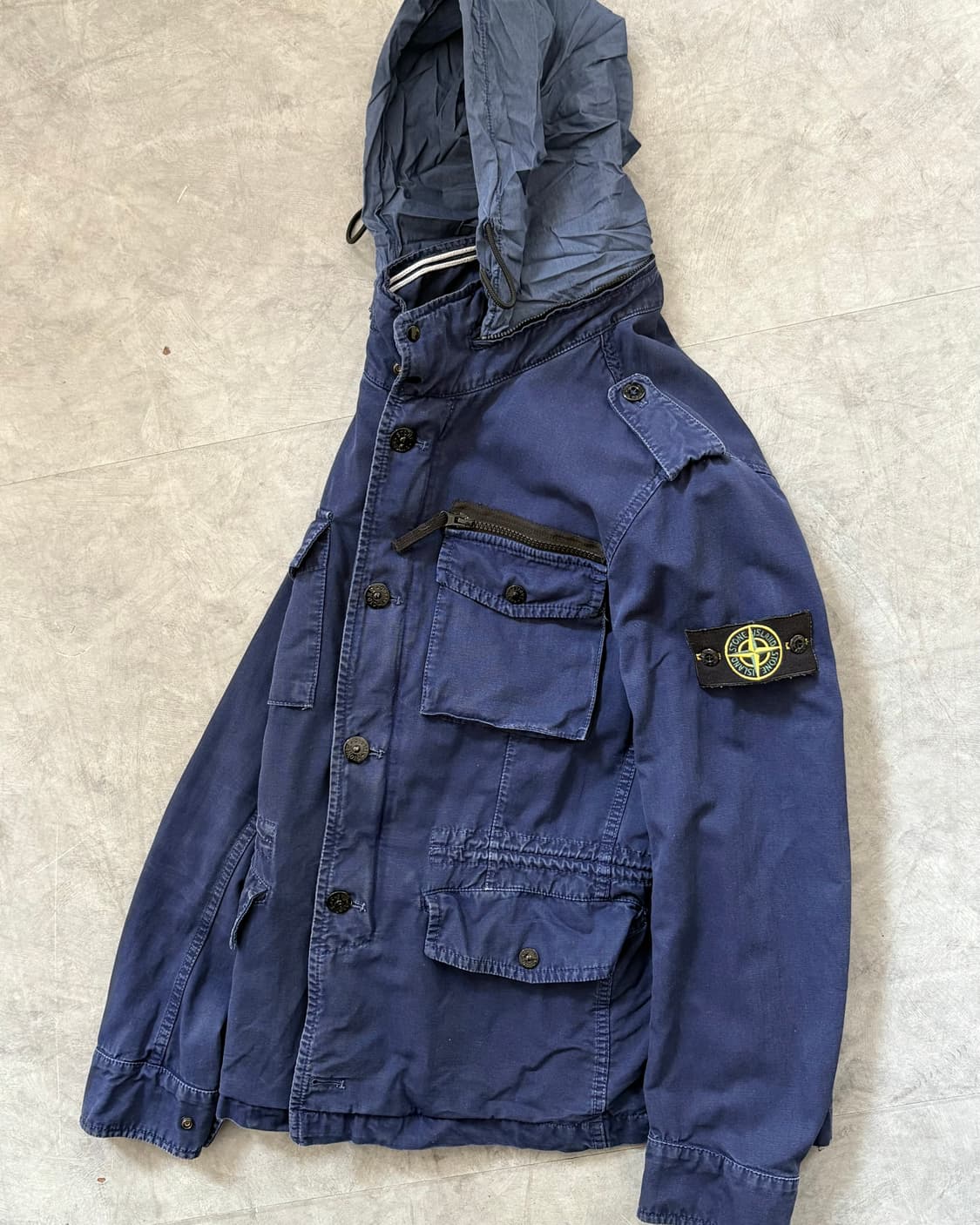 Stone Island 스톤아일랜드 2012FW 가먼트다잉 밀리터리 자켓 상품이미지3