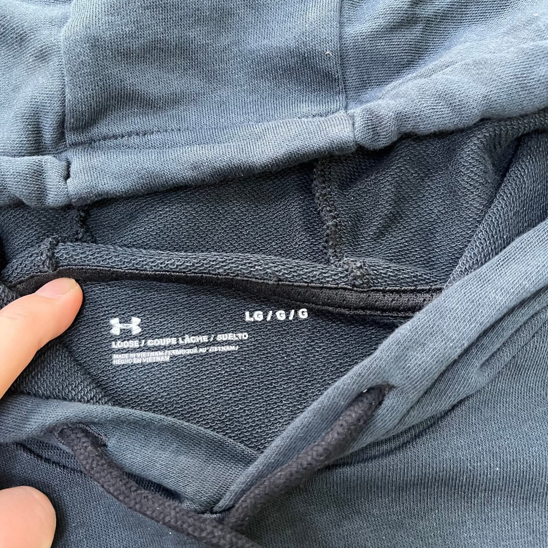 L 언더아머 빅로고 후드 티셔츠 0401M 상품이미지2