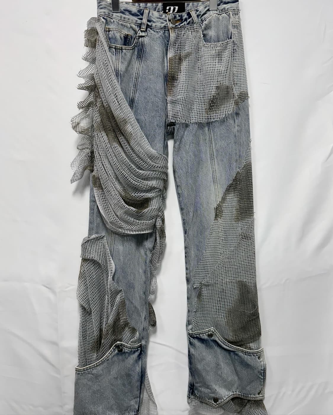 lace details denim pants 상품이미지5