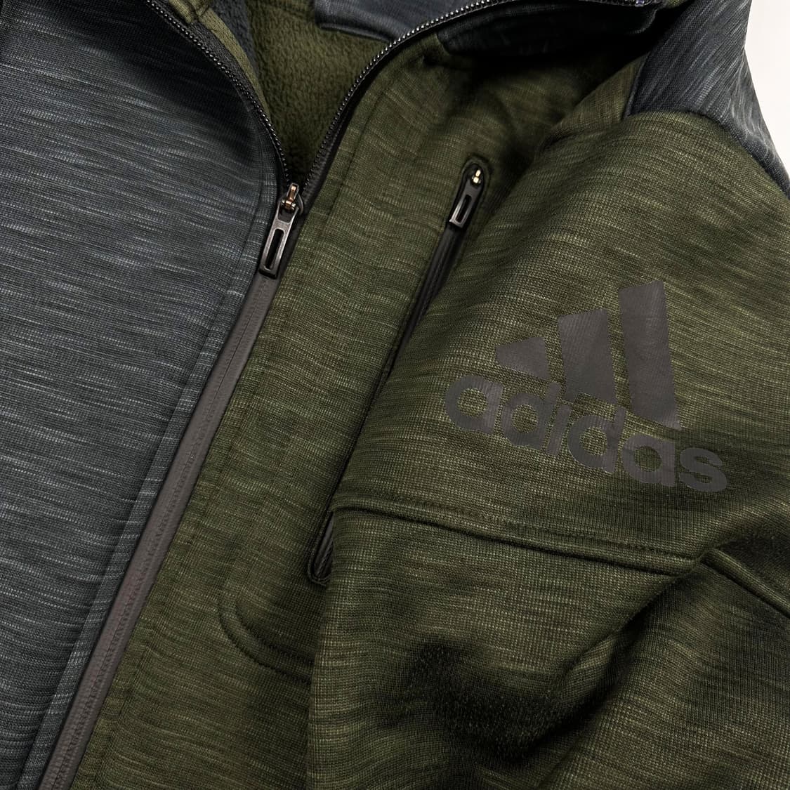 아디다스 트레이닝 카키 풀오버 후드집업 (3XL) 상품이미지3