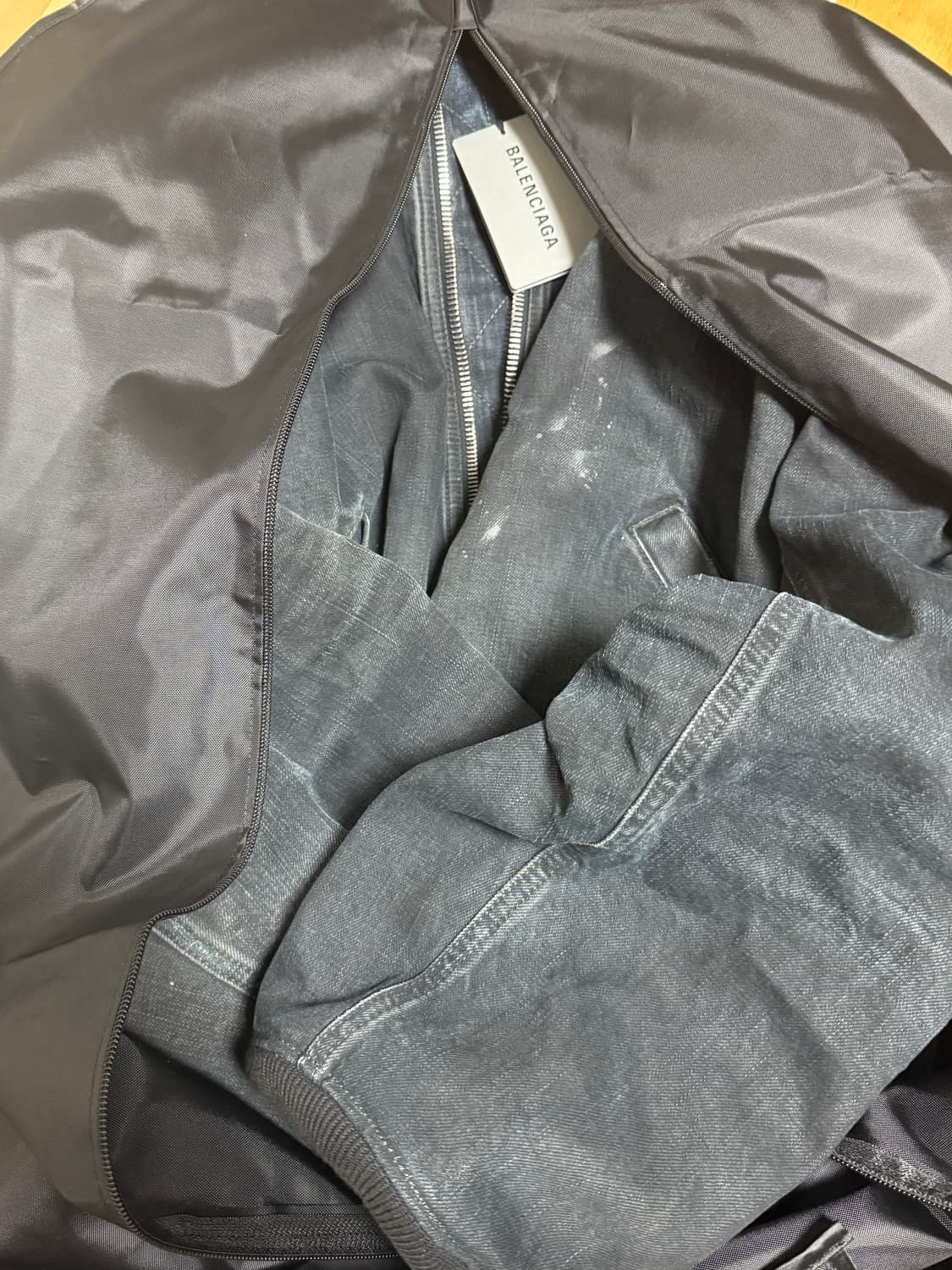 25ss 발렌시아가 데님 봄버 상품이미지5