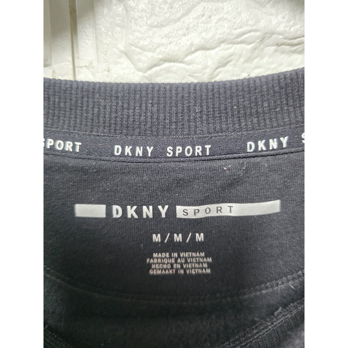 택포// DKNY Sport 블랙 맨투맨 M 상품이미지2