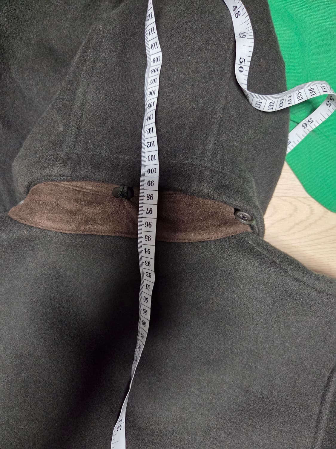 NII 더플코트 떡볶이 코트 딥그린 울코트 상품이미지7