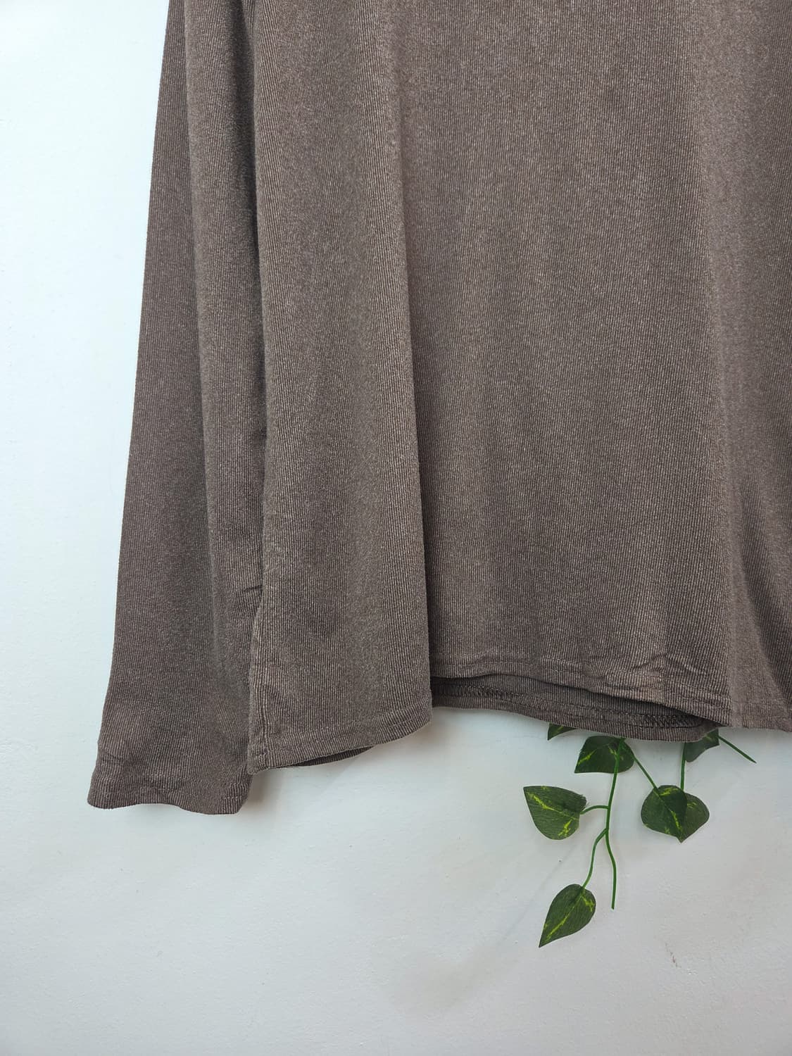 초코브라운 목폴라 슬리브 상품이미지3