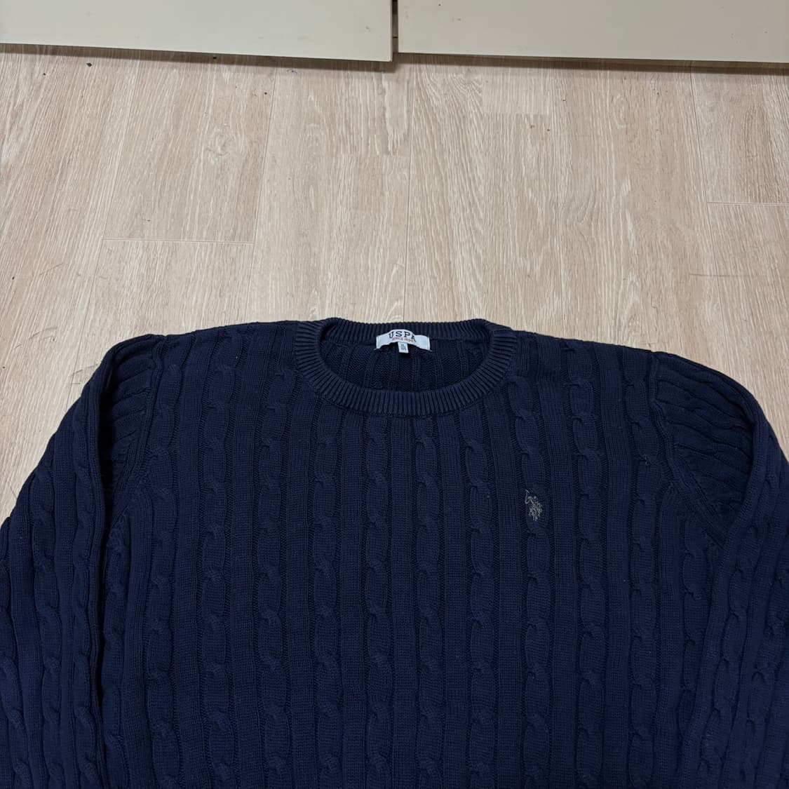 유에스 폴로 남성 꽈배기 니트 XL/105  상품이미지2