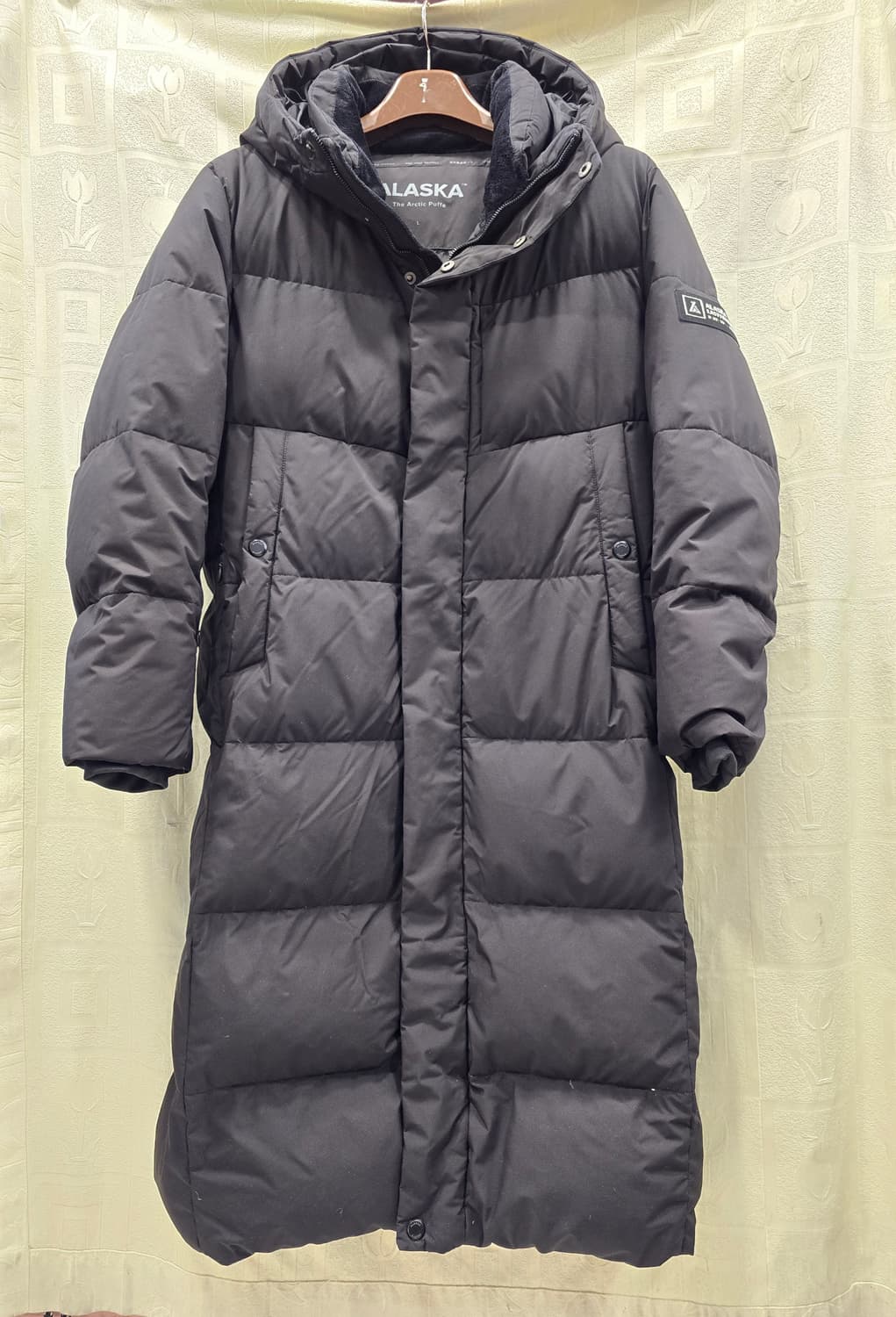 폴햄 알래스카 덕다운 롱패딩 100 블랙 상품이미지1