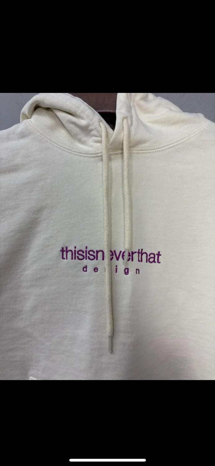 디스이즈네버댓 스펠로고 후드티 H1576 상품이미지3