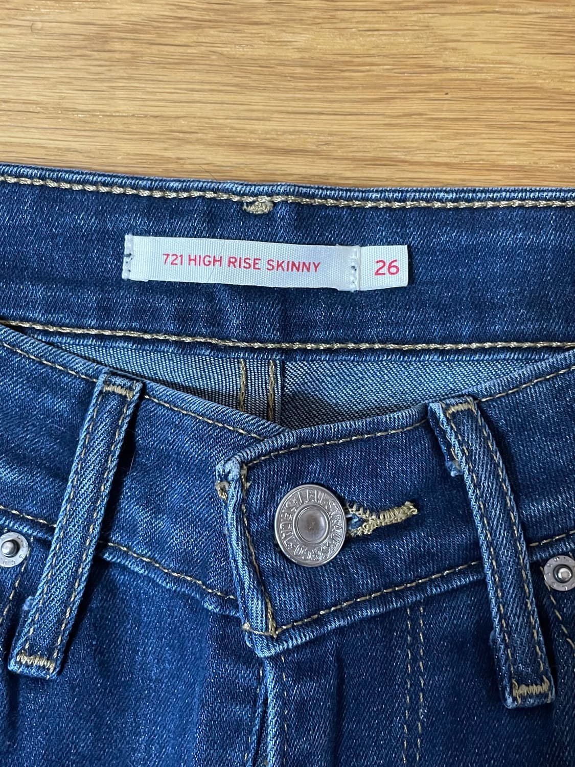 리바이스 중청 스키니진 26 상품이미지3